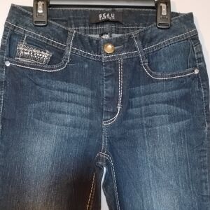 EE-006 BEAU DAWSON Dark Blue Skinny Jeans